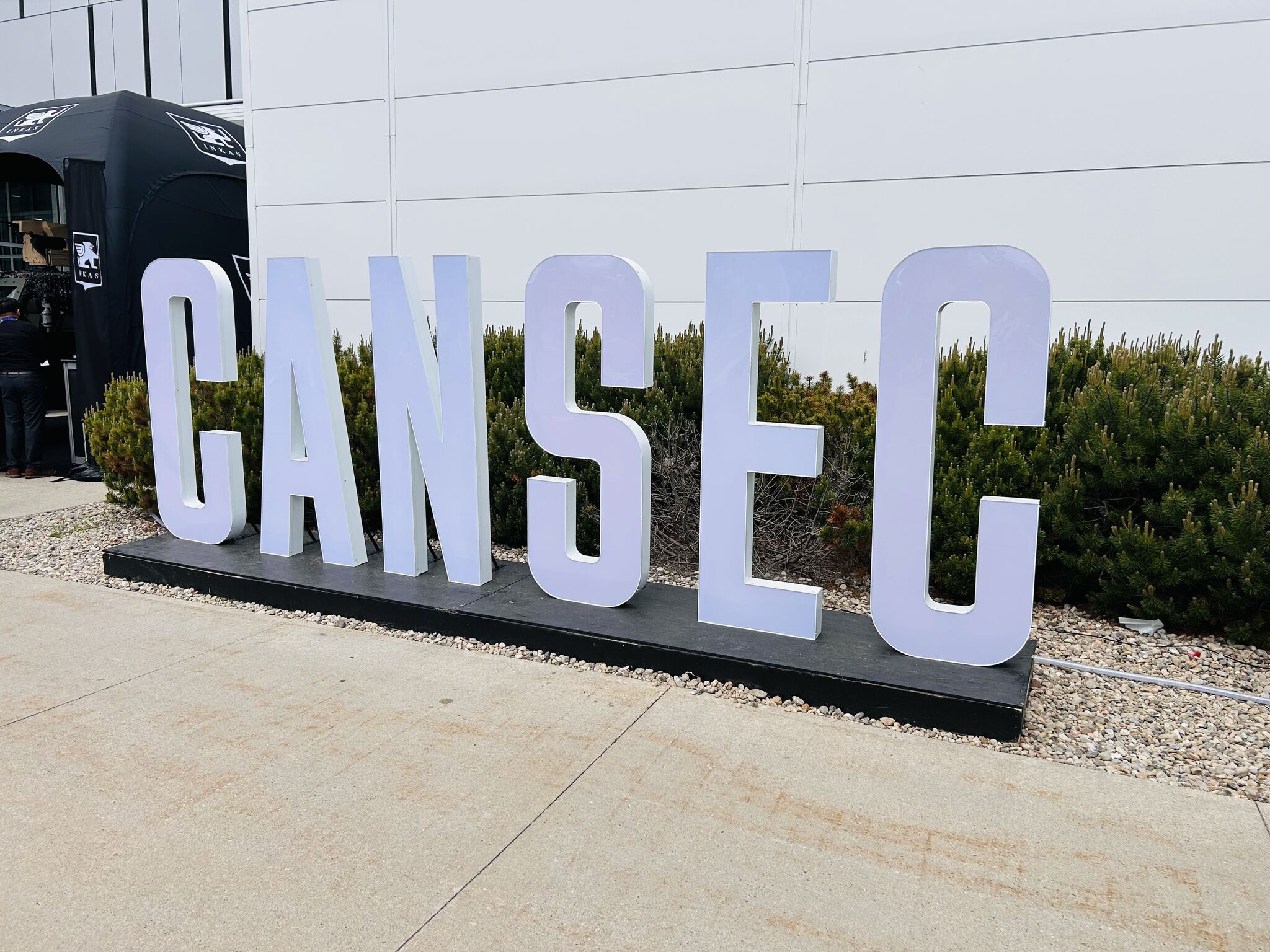 CANSEC 2026 entrance sign at the Canadian defence and security trade show