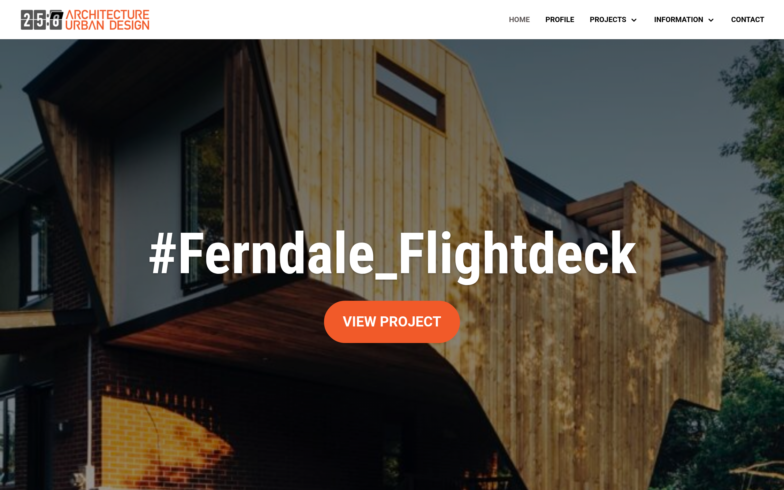 25:8 Architecture and Urban Design website built by Zap Media