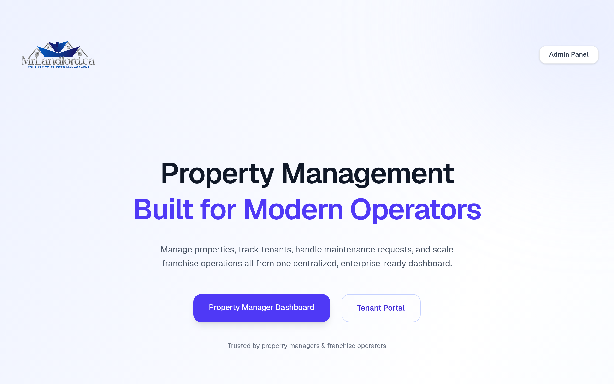 MrLandlord.ca property management dashboard website and CRM built by Zap Media